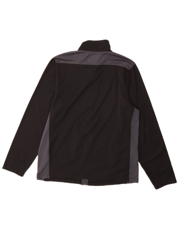 Under Armour Heat Gear - Chaqueta de chándal para hombre, talla grande, color negro