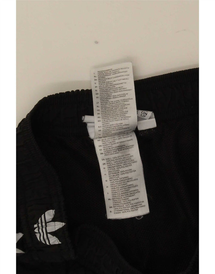 Adidas Mens Graphic Sport Shorts Pequeño Poliéster Negro