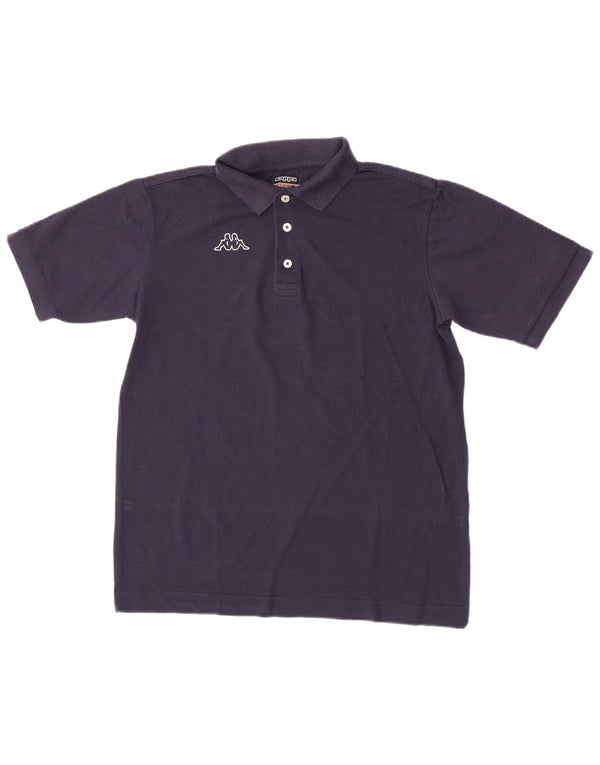 Polo Kappa Hombre Algodón Azul Marino Mediano