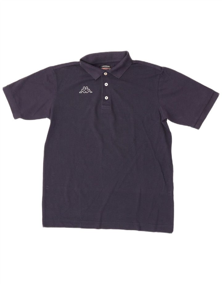 Polo Kappa Hombre Algodón Azul Marino Mediano