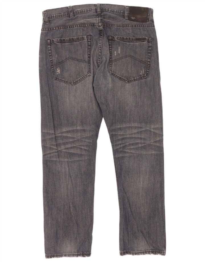 Armani Exchange Vaqueros rectos para hombre W36 L31 Azul