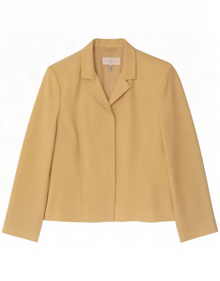 Chaqueta tipo blazer para mujer Elegance UK 46 Large Beige