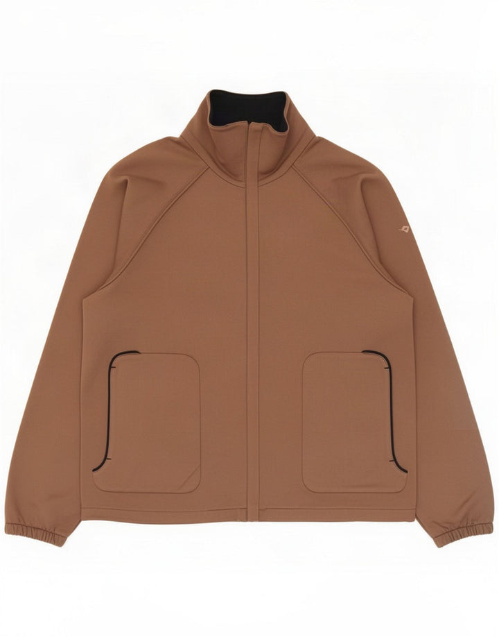 Chaqueta superior de chándal Diadora para hombre Marrón medio Poliéster