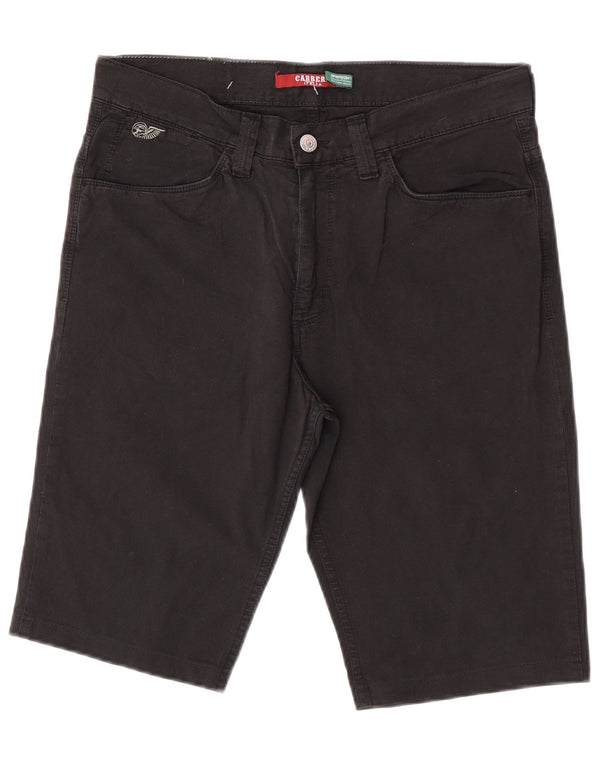 Carrera Pantalones cortos casuales para hombre IT 48 Medium W30 Algodón negro