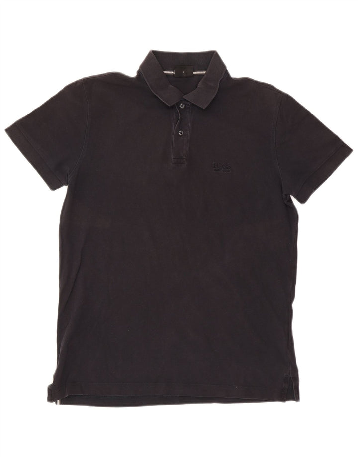 Polo Hugo Boss Hombre Algodón Negro Medio
