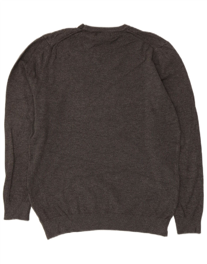 Zara - Jersey de cuello redondo para mujer, talla 10, color gris