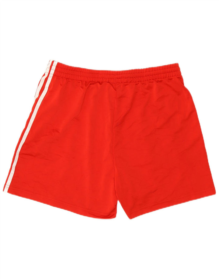 Adidas Pantalones cortos deportivos para mujer UK 16/18 Large Rojo Poliéster