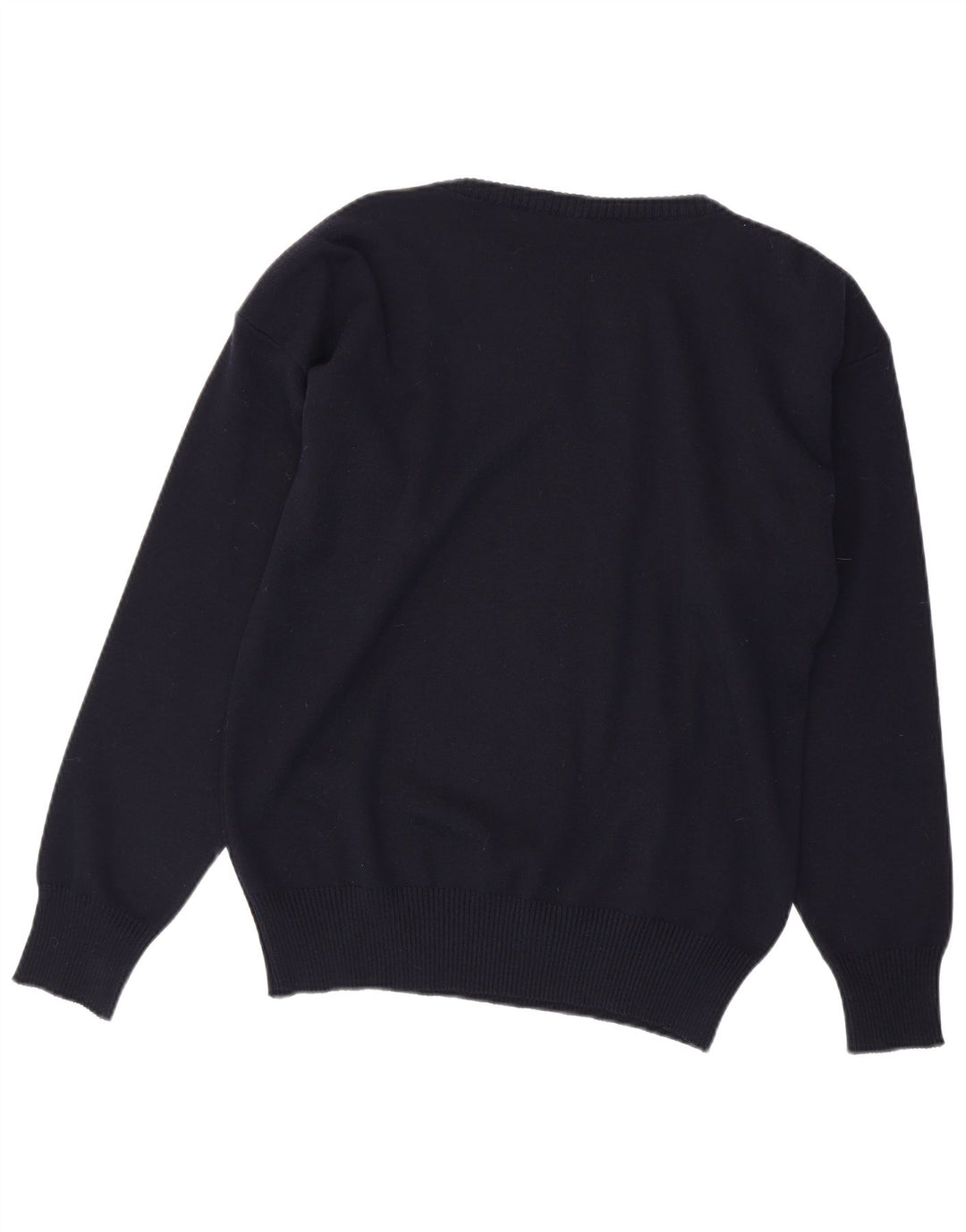 Paul & Shark Jersey con cuello y cremallera para hombre de lana virgen azul marino mediano