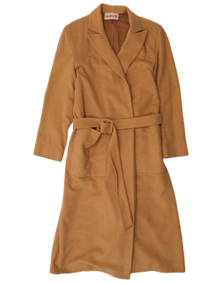 LAURA BIAGIOTTI Abrigo de mujer IT 46 Lana beige grande
