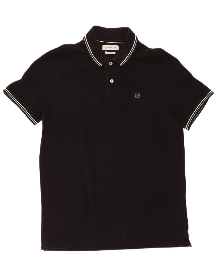 Polo Bugatti Hombre Mediano Rayas Negras
