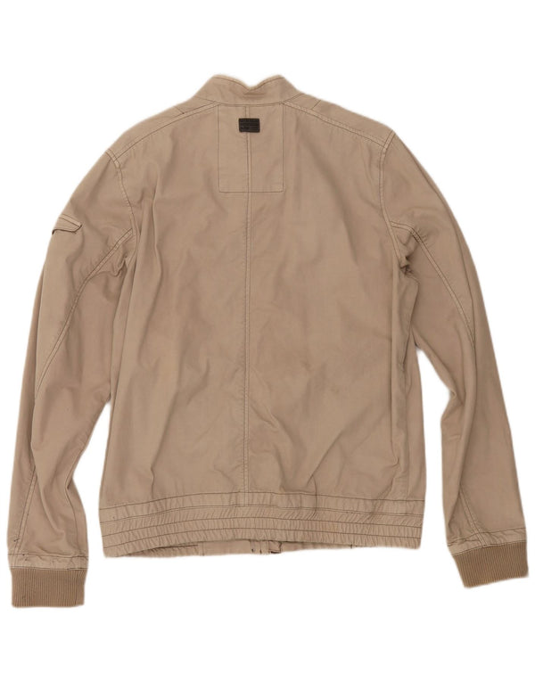 G-Star Chaqueta Bomber para Hombre UK 40 Grande Algodón Beige