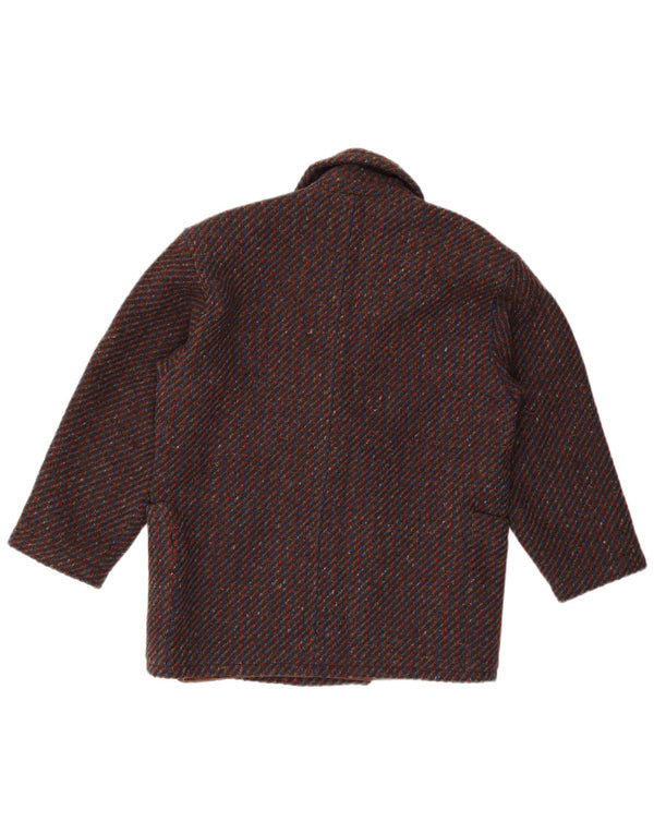 Abrigo vintage para mujer IT 44 Medio multicolor moteado