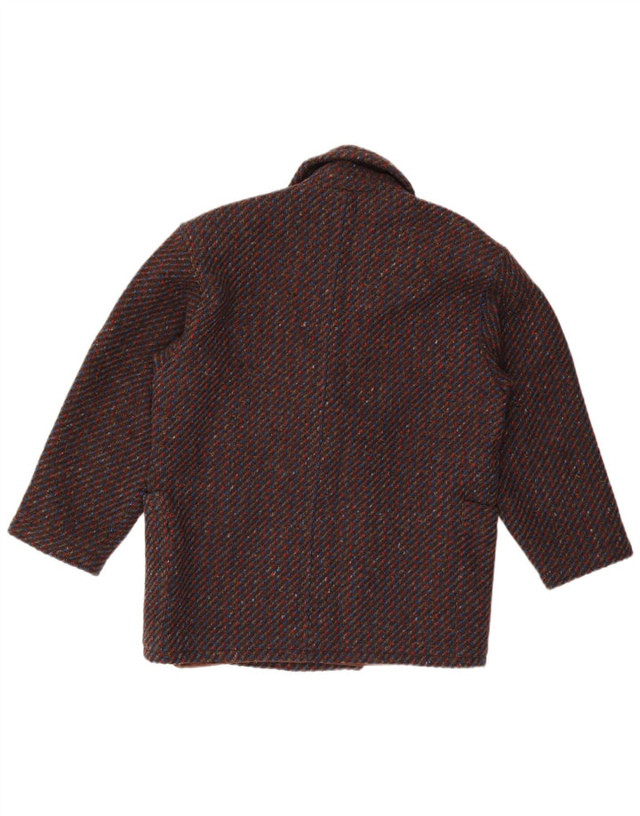 Abrigo vintage para mujer IT 44 Medio multicolor moteado