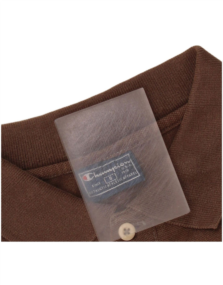 CHAMPION Polo Hombre Pequeño Algodón Marrón