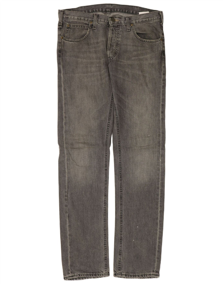 LEE Vaqueros rectos Daren para hombre W33 L34 Algodón gris