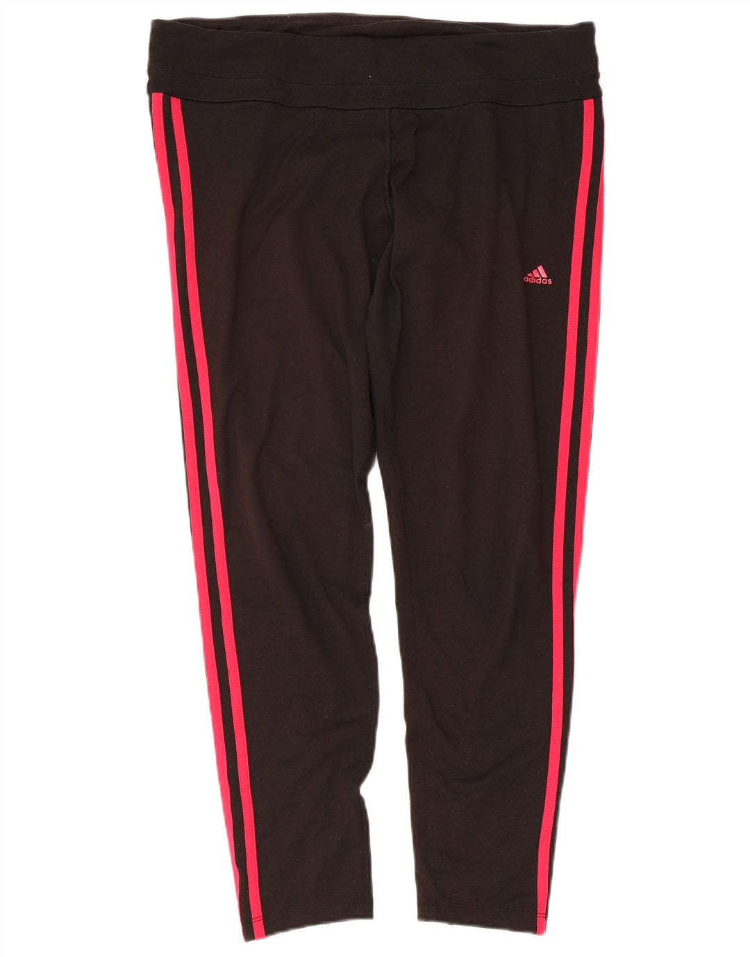 ADIDAS Mujer Climalite Chándal Pantalones UK 40 Grande Poliéster Negro
