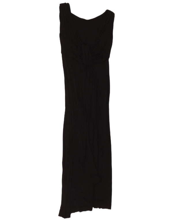 French Connection Vestido largo sin mangas para mujer UK 40 Small Viscosa negra