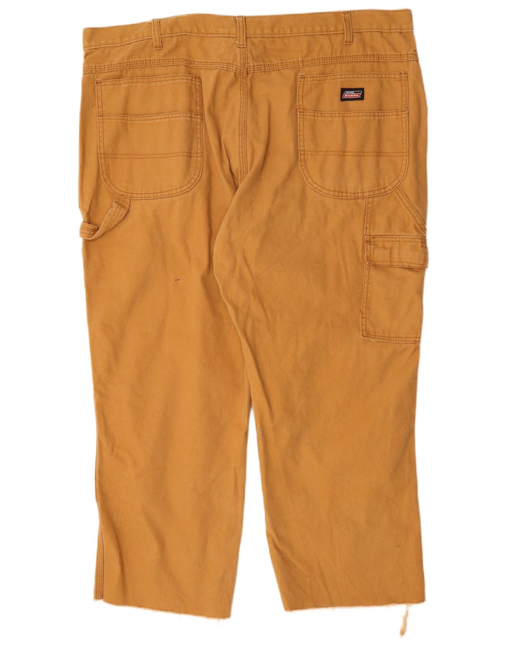 Dickies Pantalón cargo recto para hombre W44 L26 Algodón beige