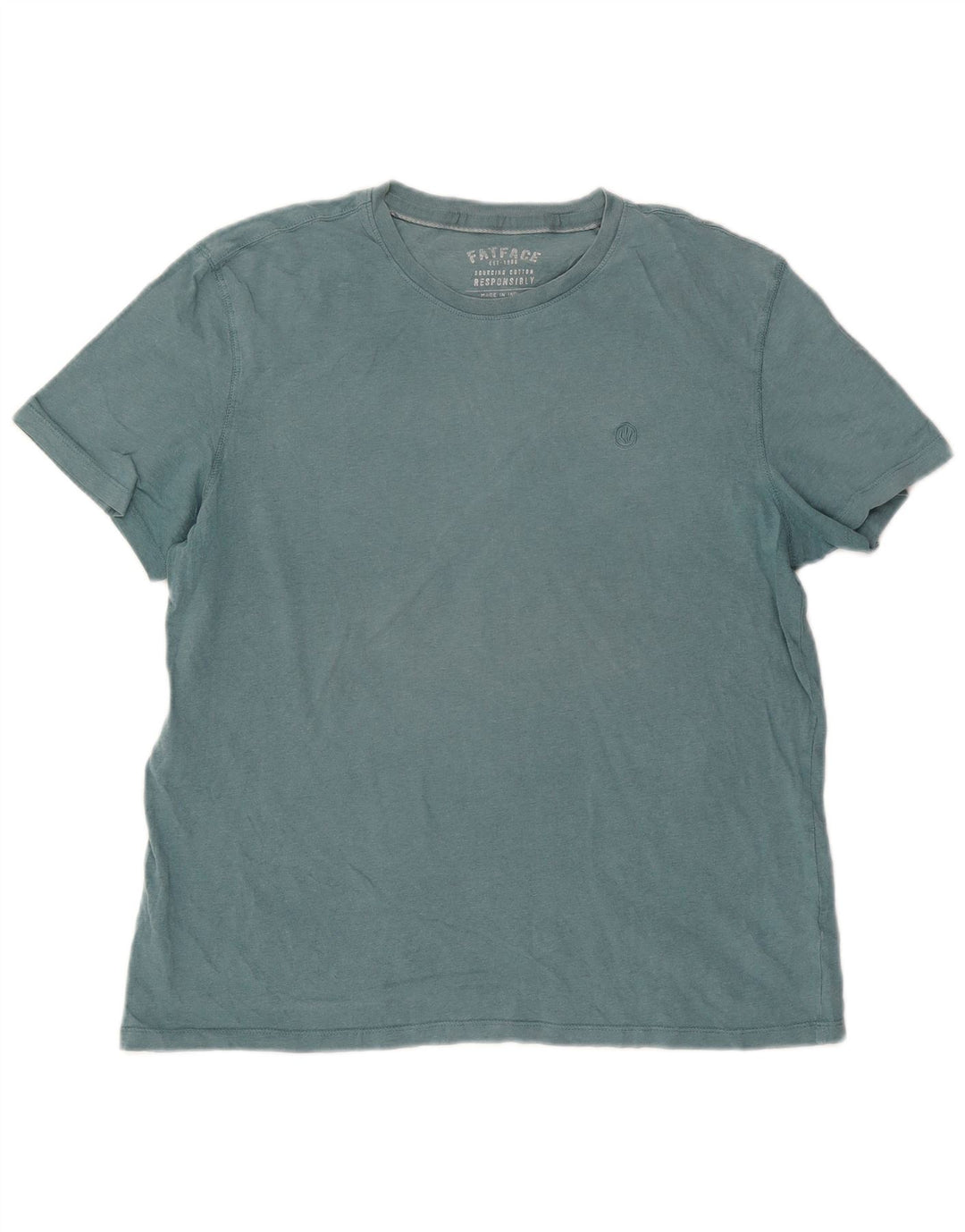 Camiseta Hombre Fat Face Top XL Algodón Azul