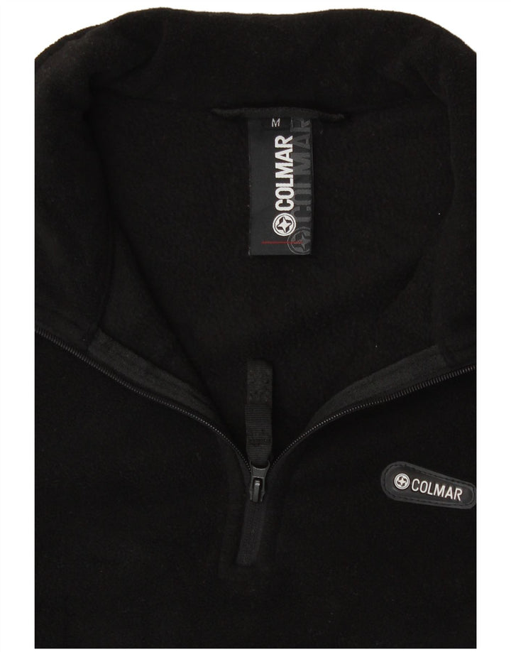 Jersey de forro polar para mujer Colmar UK 44 Mediano Negro Poliéster con bloques de color