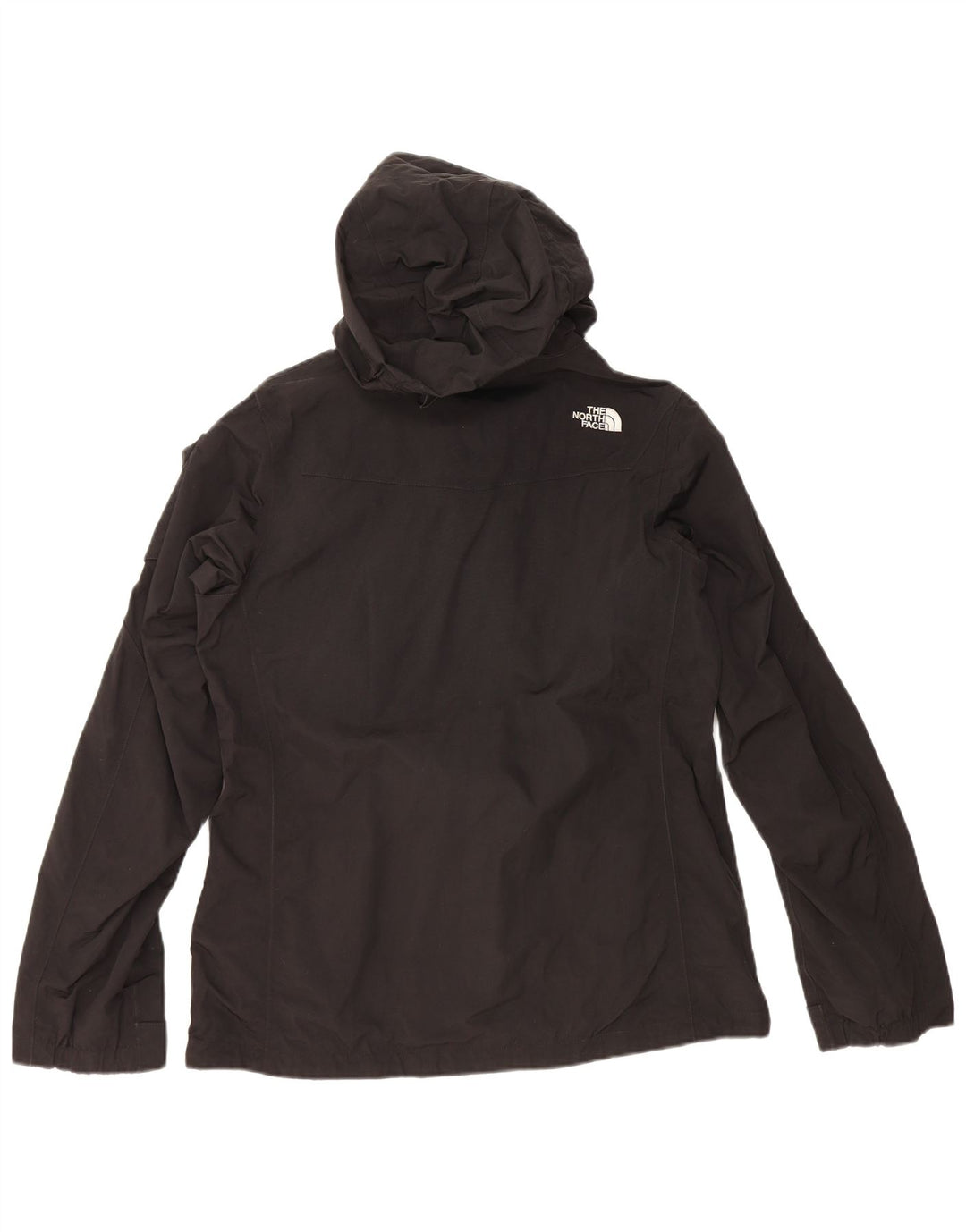 THE NORTH FACE Chaqueta cortavientos con capucha Hyvent para mujer UK 40 Medium Black