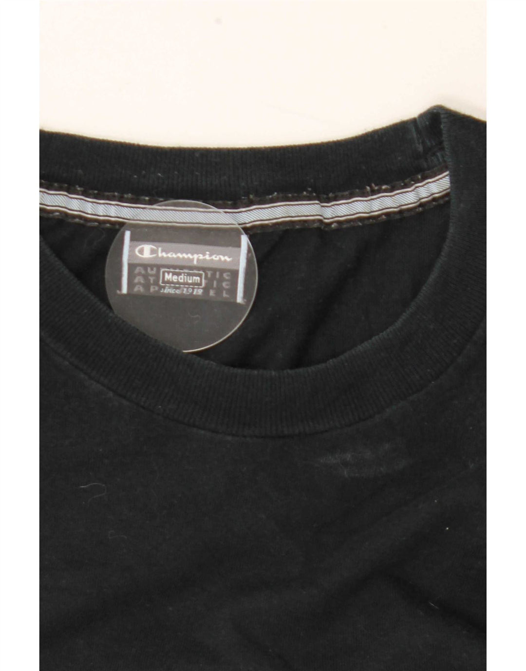 Champion Camiseta Gráfica para Hombre Top Mediano Negro