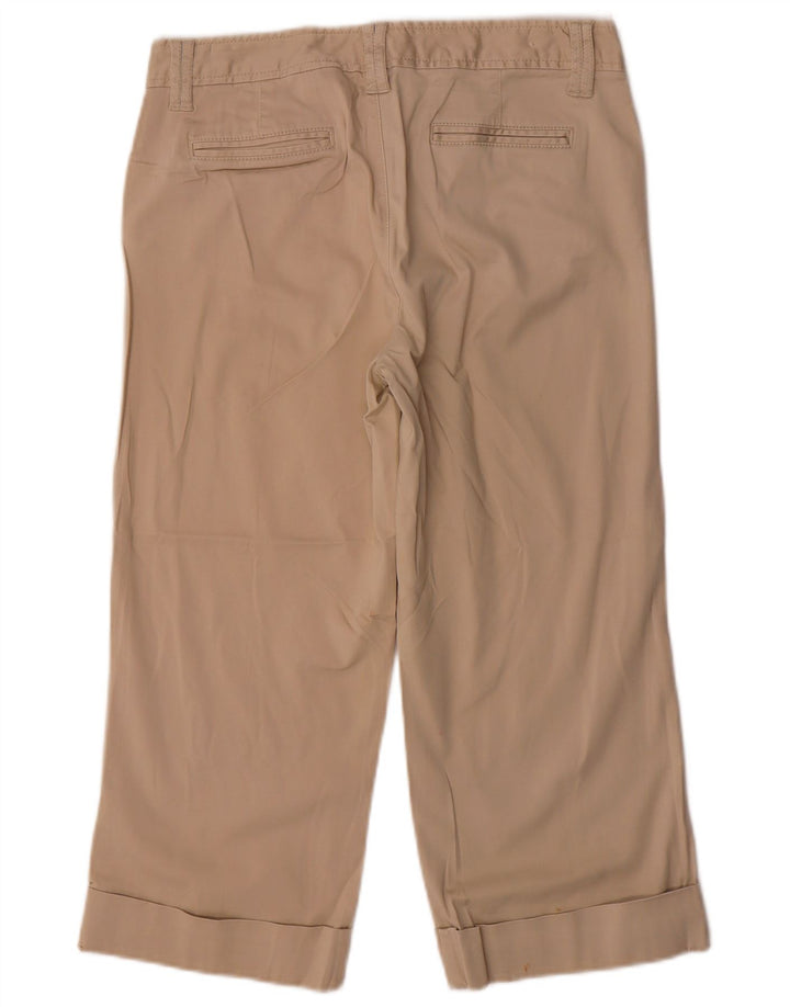 EDDIE BAUER Pantalones capri Vashon Fit para mujer US 6 Medium W32 L21 Beige