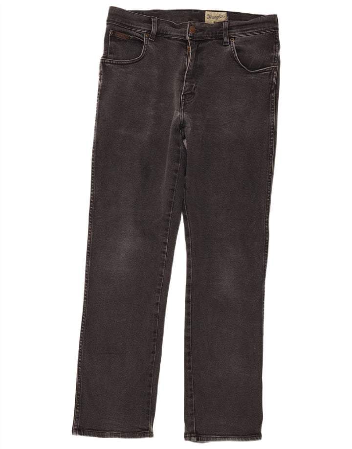 Wrangler Vaqueros rectos Texas para hombre W33 L32 Algodón gris