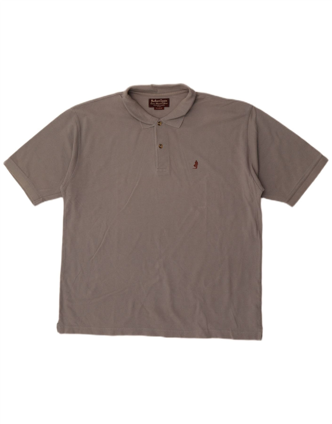 Marlboro Classics Polo Hombre XL Gris Algodón