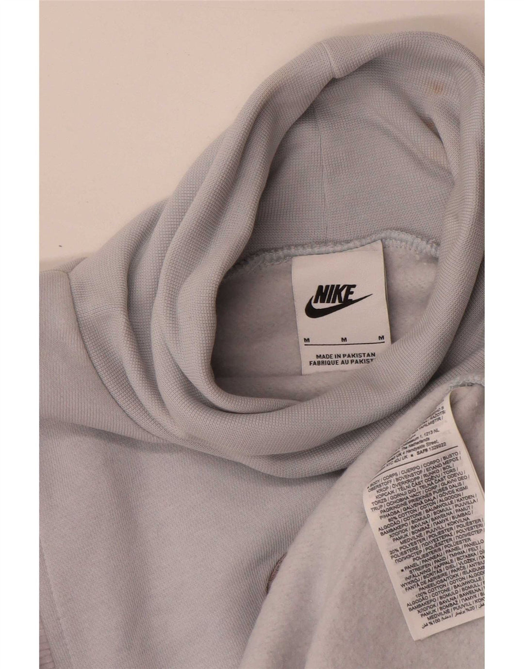 Nike - Sudadera gráfica para mujer, talla 40, color azul medio