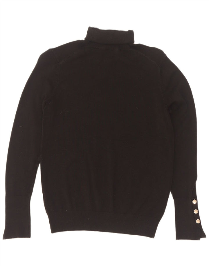 Zara - Jersey con cuello vuelto para mujer, talla 40, talla M, color negro