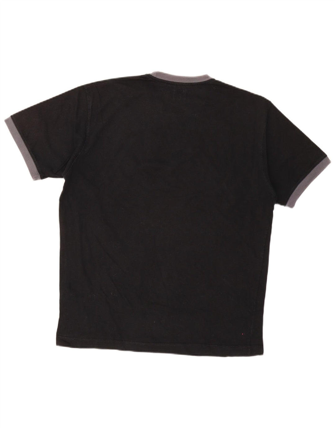 CALVIN KLEIN JEANS Camiseta para hombre Top Grande Negro Algodón