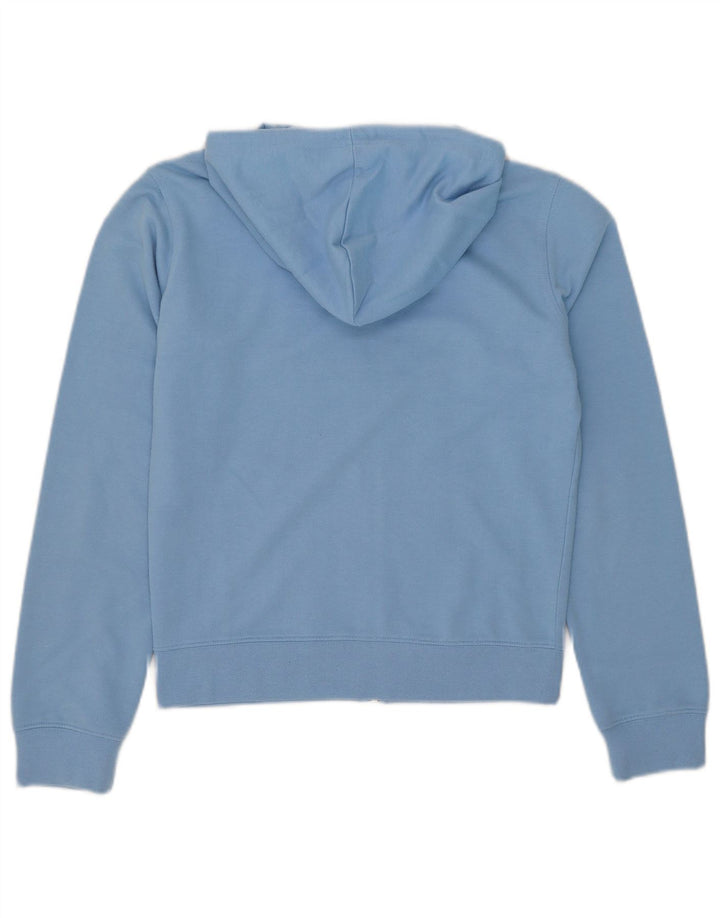 Reebok Sudadera con capucha y cremallera para mujer UK 10 Small Azul Poliéster