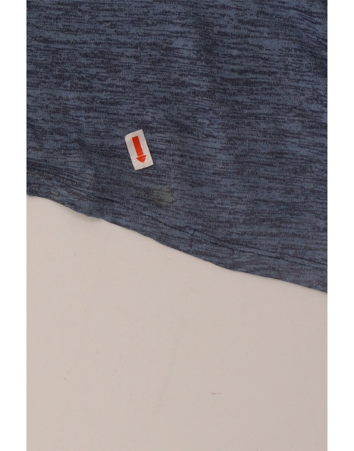 NIKE Camiseta Dri Fit para Hombre Top XL Poliéster Moteado Azul