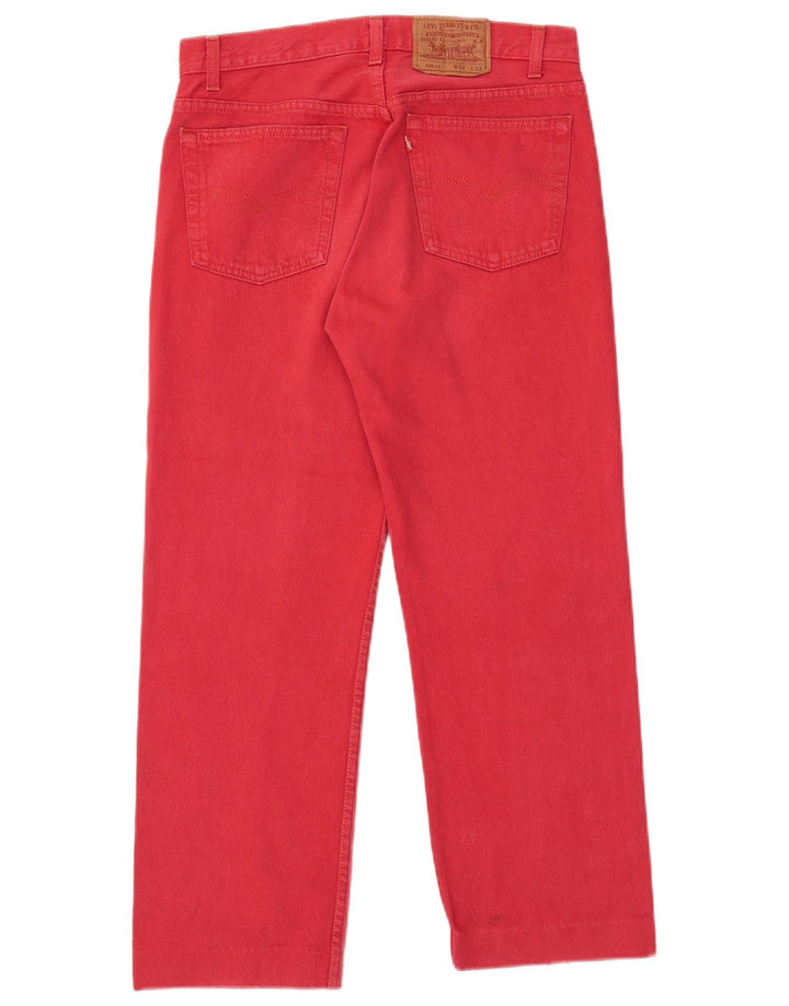 Levi's Vaqueros rectos 501 para hombre W33 L27 Rojo