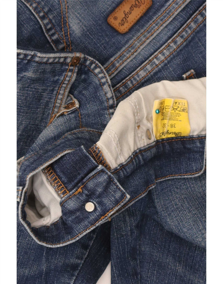 Wrangler Vaqueros rectos Texas para hombre W38 L32 Algodón azul