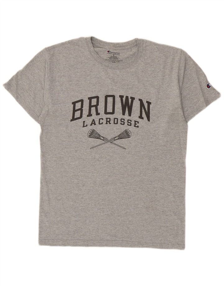 Champion Camiseta Gráfica para Hombre Top Small Gris Algodón
