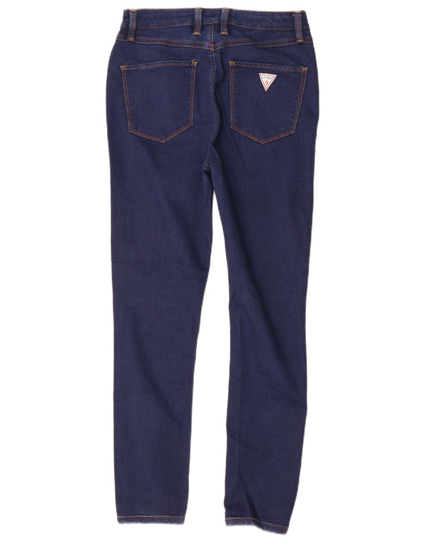 Vaqueros Guess Mujer Skinny W29 L28 Azul Marino Algodón