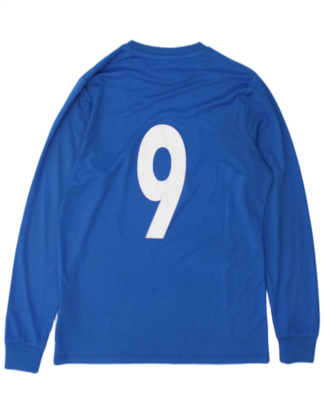 Umbro Hombre Gráfico Top Manga Larga Pequeño Poliéster Azul