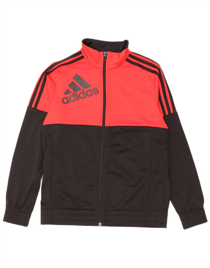 ADIDAS Chaqueta de chándal con gráfico para niños 13-14 años Bloque de color negro