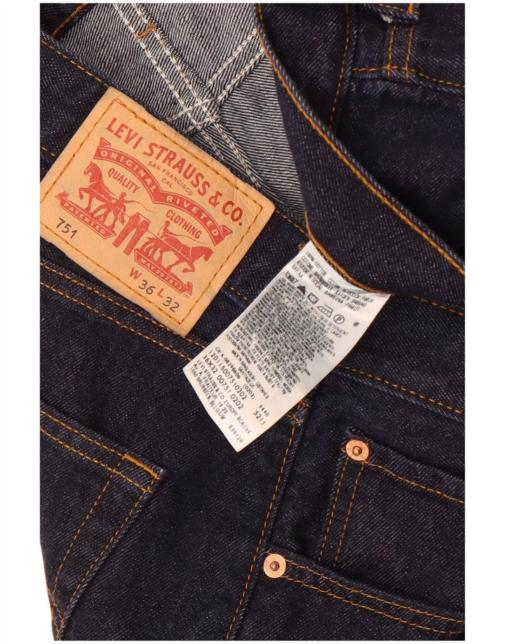 Levi's Jeans recortados 751 para hombre W36 L26 Algodón azul marino