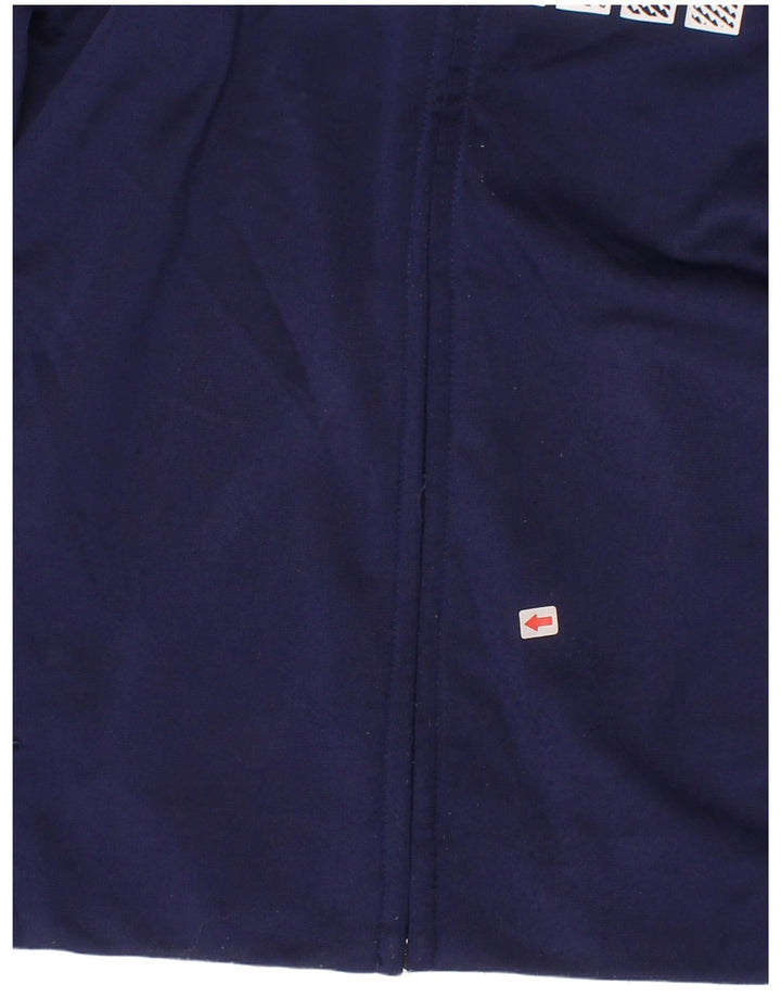 Puma Chaqueta de chándal con gráfico gráfico para niños 7-8 años Azul Marino Colorblock