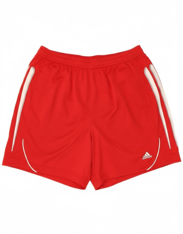 Adidas Mens Sport Shorts Medium Red Polyester