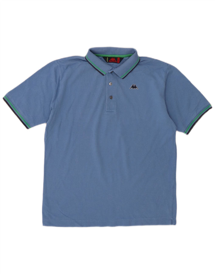 Polo Kappa Hombre Small Azul Algodón