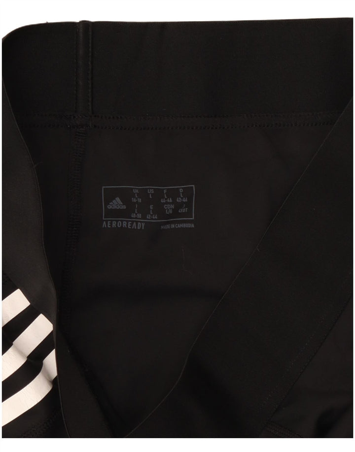 Adidas Mujer Aeroready Leggings Reino Unido 40/40 Grande Negro