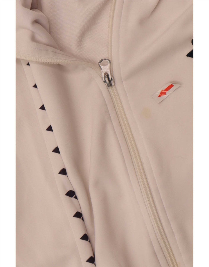 Arena Hombre Graphic Chándal Top Chaqueta XL Poliéster Blanco
