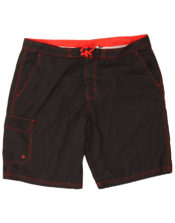 Bañador tipo cargo para hombre Mountain Warehouse Shorts XL Poliéster negro
