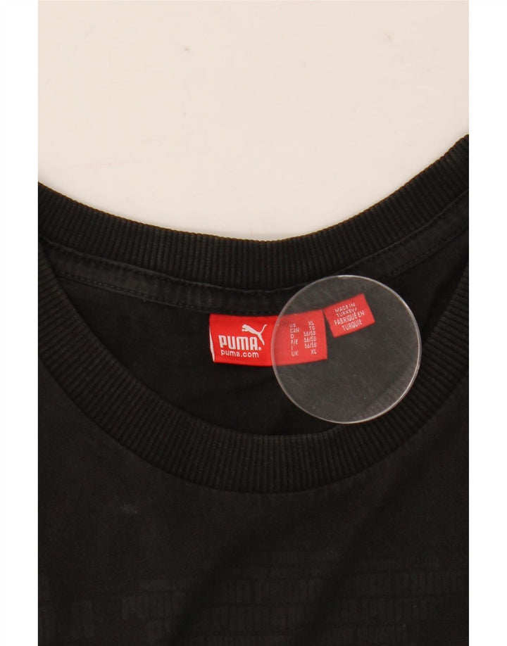 Puma Camiseta gráfica para hombre Top XL Negro