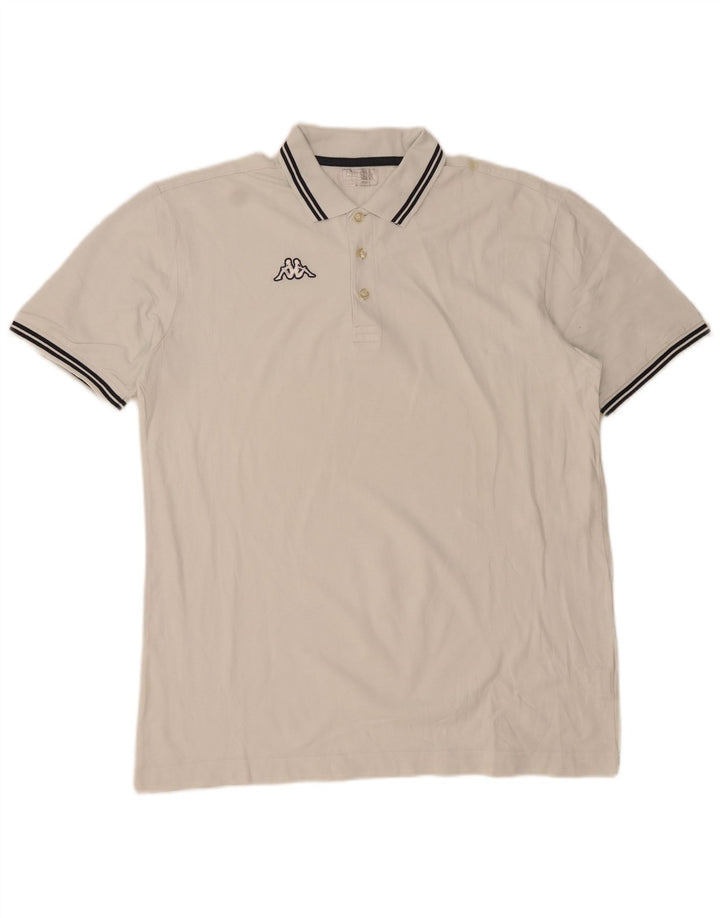 KAPPA Polo Hombre 2XL Algodón Blanco