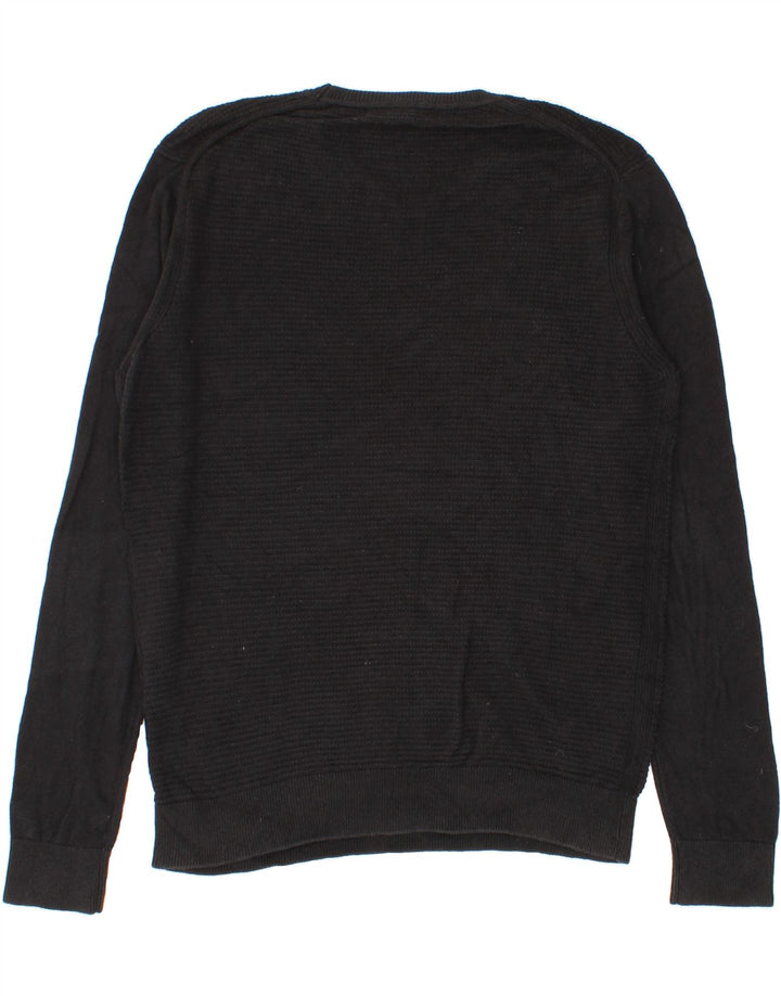 MICHAEL KORS Mens Crew Neck Jumper Sweater Large Black Cotton Vintage Michael Kors and Second-Hand Michael Kors from Messina Hembry 